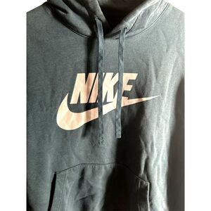 Nike Women size Lg Teal Green Long sleeve  Pullover Hoodie